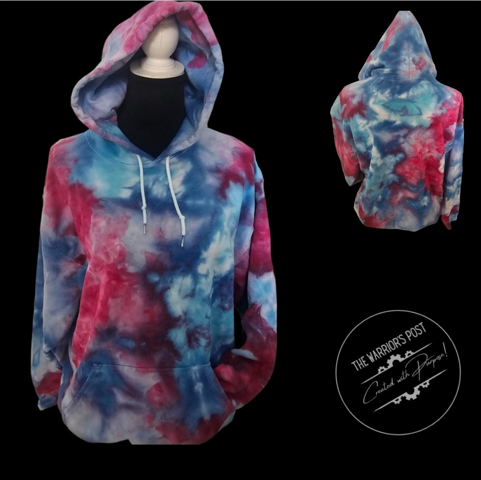 Ice Dye Hoody- Handmade