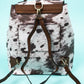 Cowprint Backpack Bag