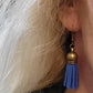 Leather Tassel Earrings