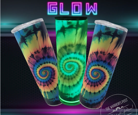 Glow in the Dark Tie-Dye Tumbler