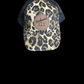 Leopard Leather Patch Hat
