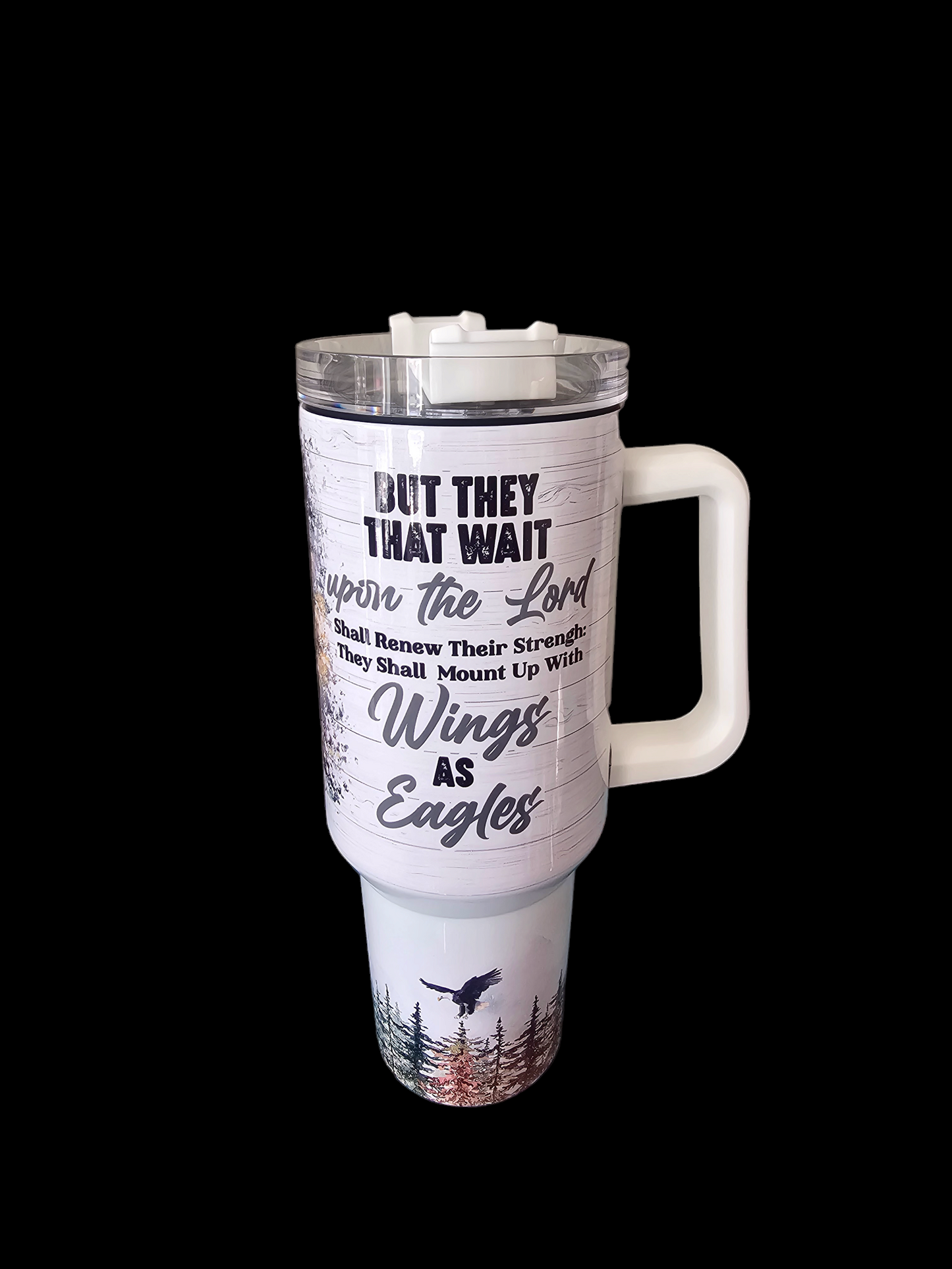 Eagle Bible Verse Tumbler